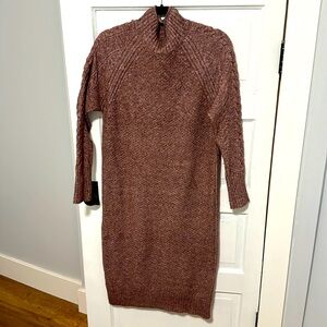 High neck sweater dress!